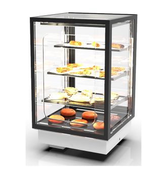 Vitrine à chaleur sèche drop in 3 étagères L600