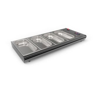 Base chauffante bain marie 4 GN1/3