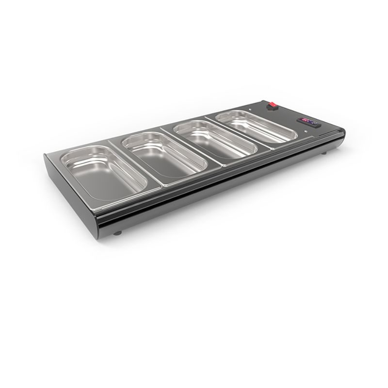 Base chauffante bain marie 4 GN1/3