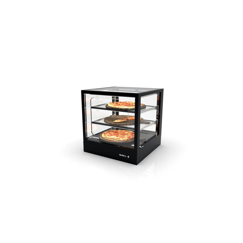 Vitrine chauffante 2 étagères GRAB&GO L600