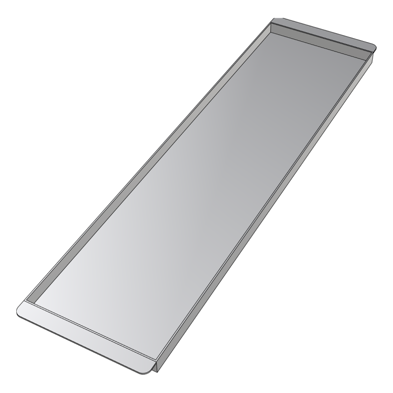 Preparation tank with an internal depth of 668 mm