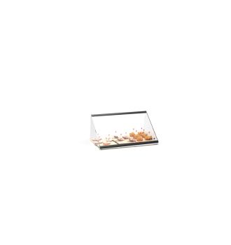 Vitrine d'exposition neutre pour boulangerie L555