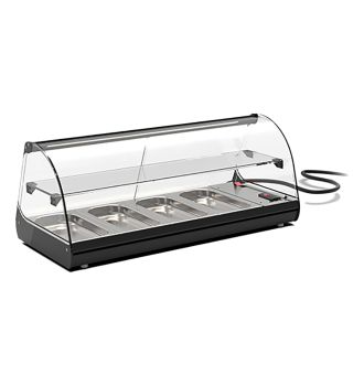 Vitrine réfrigérée à tapas 4 GN1/3 sans groupe