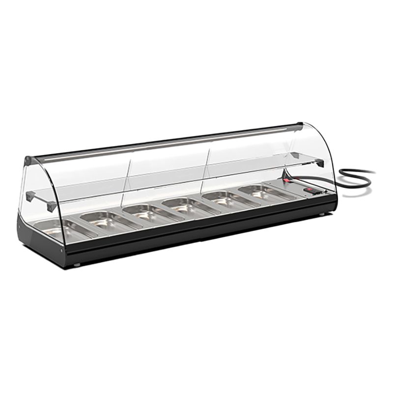 Vitrine réfrigérée à tapas 6 GN1/3 sans groupe