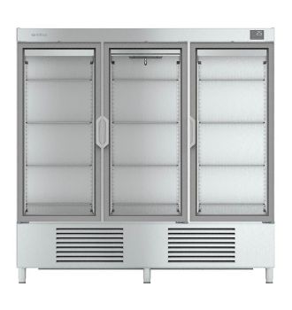 Armoire positive 3 portes vitrées 1730 L