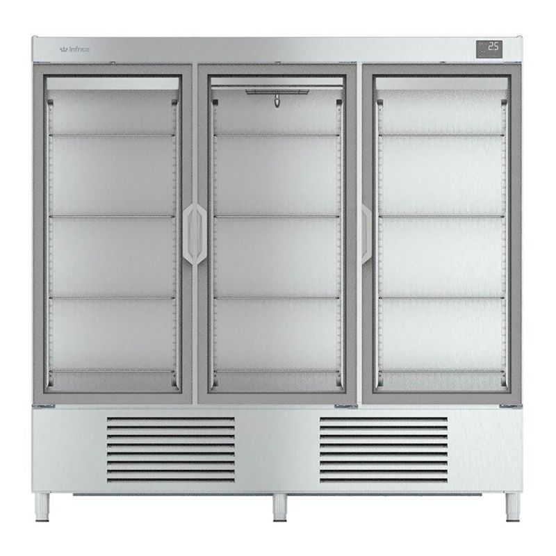 Armoire positive 3 portes vitrées 1730 L