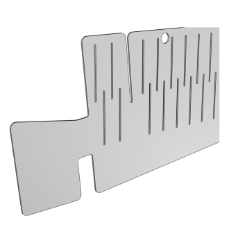 Ice chest dispenser separator