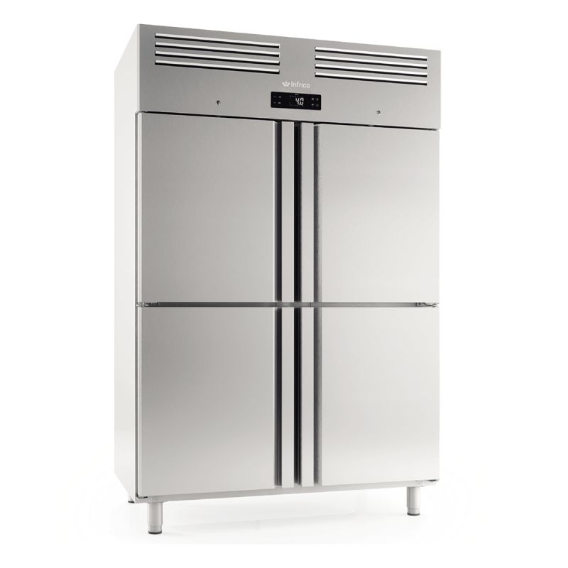 Armoire positive GN 2/1 4 portillons porte 1240 L