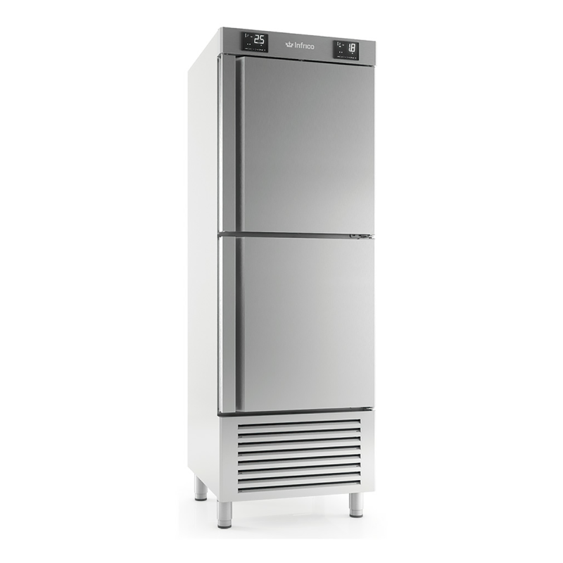 Armoire positive et négative 2 portillons 2 portes pleines 240 L