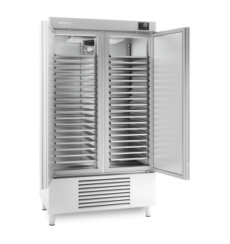 Armoire positive pour pâtisserie 600 X 400 2 portes pleines 895 L