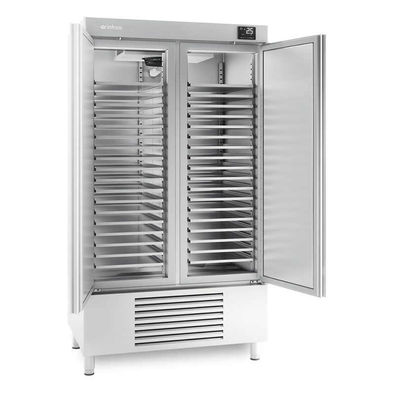 Armoire positive pour pâtisserie 600 X 400 2 portes pleines 895 L