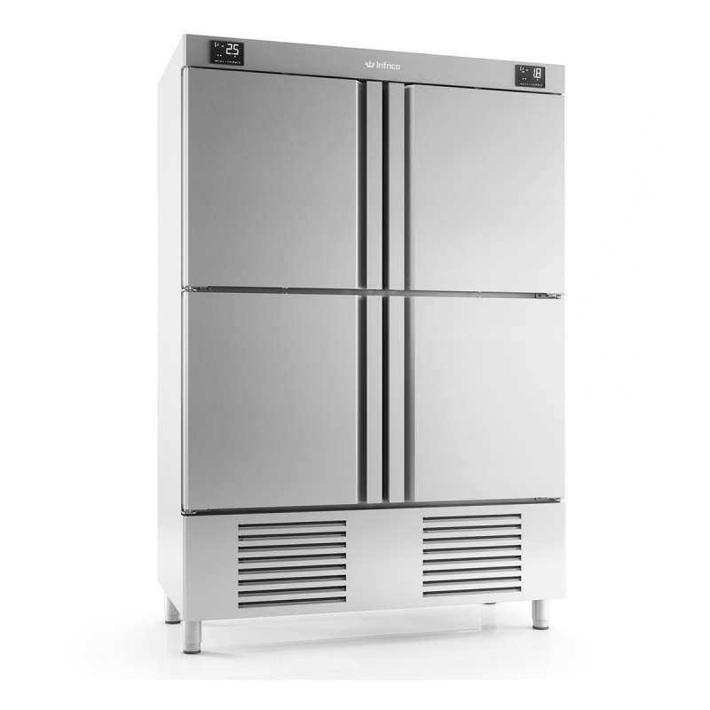Armoire mixte 4 portes pleines 855 L