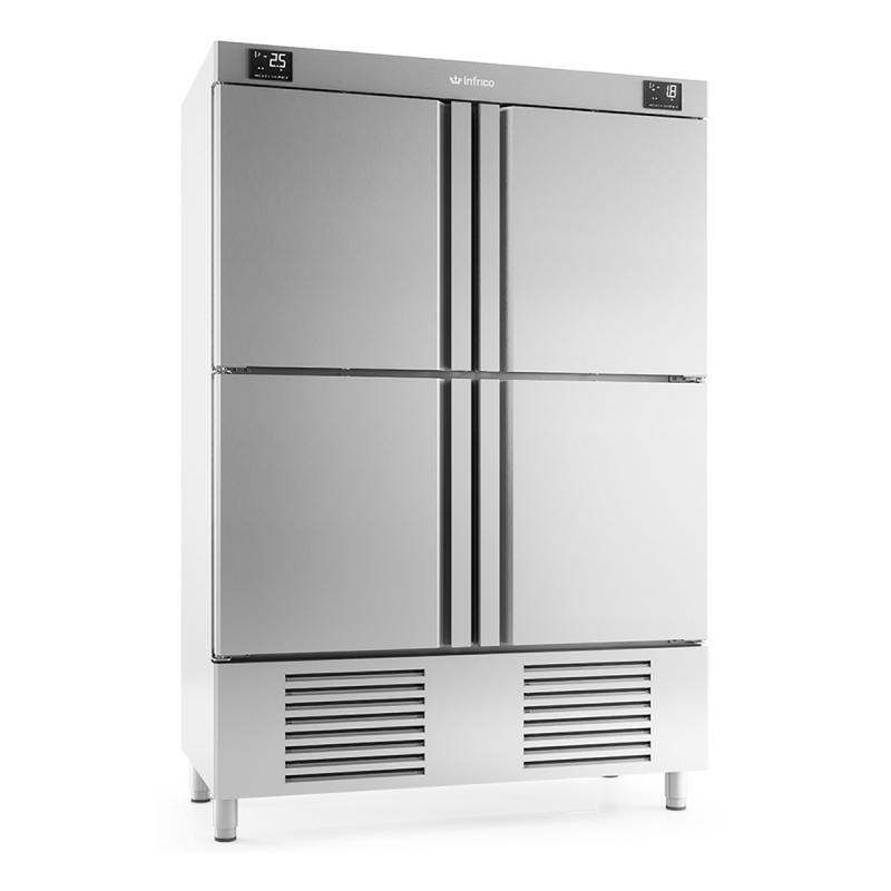 Armoire positive pour poissons 4 portes pleines 855 L