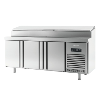 Saladette réfrigérée avec meuble bas 3 portes