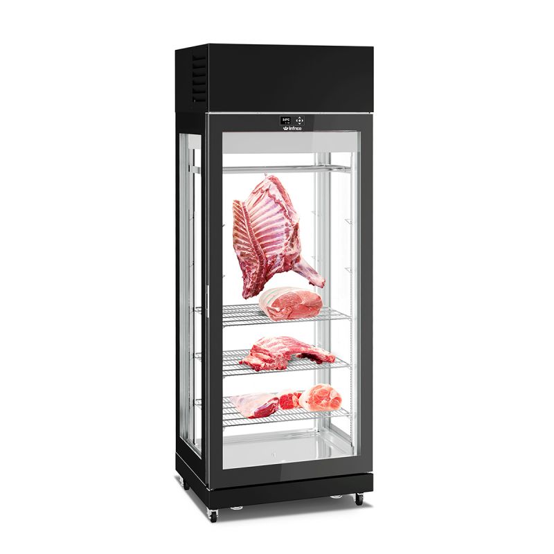 Armoire de maturation pour viande 1 portevitrée 1 face vitrée 780 L