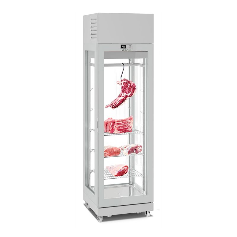 Armoire de maturation pour viande 1 porte vitrée600 L H.2300