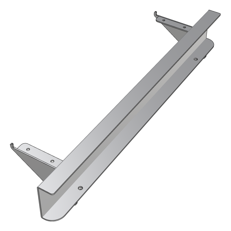 Bar grid fixation on counter