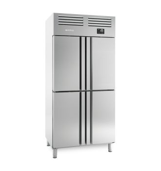 Armoire positive GN1/1 2 portillons 1 porte 745 L