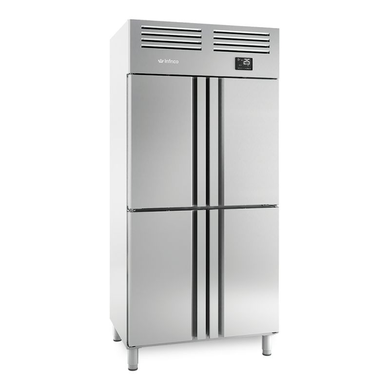 Armoire positive GN1/1 2 portillons 1 porte 745 L