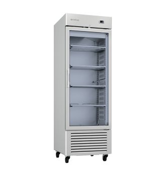 Armoire positive GN2/1 1 porte vitrée 610 L