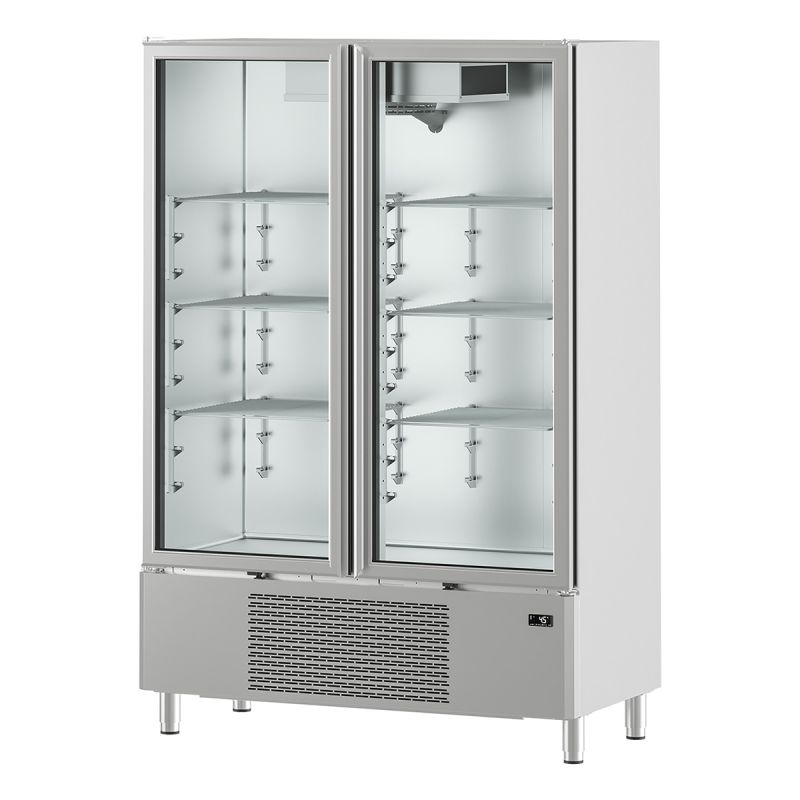 Armoires positive 2 portes vitrees 1070 L