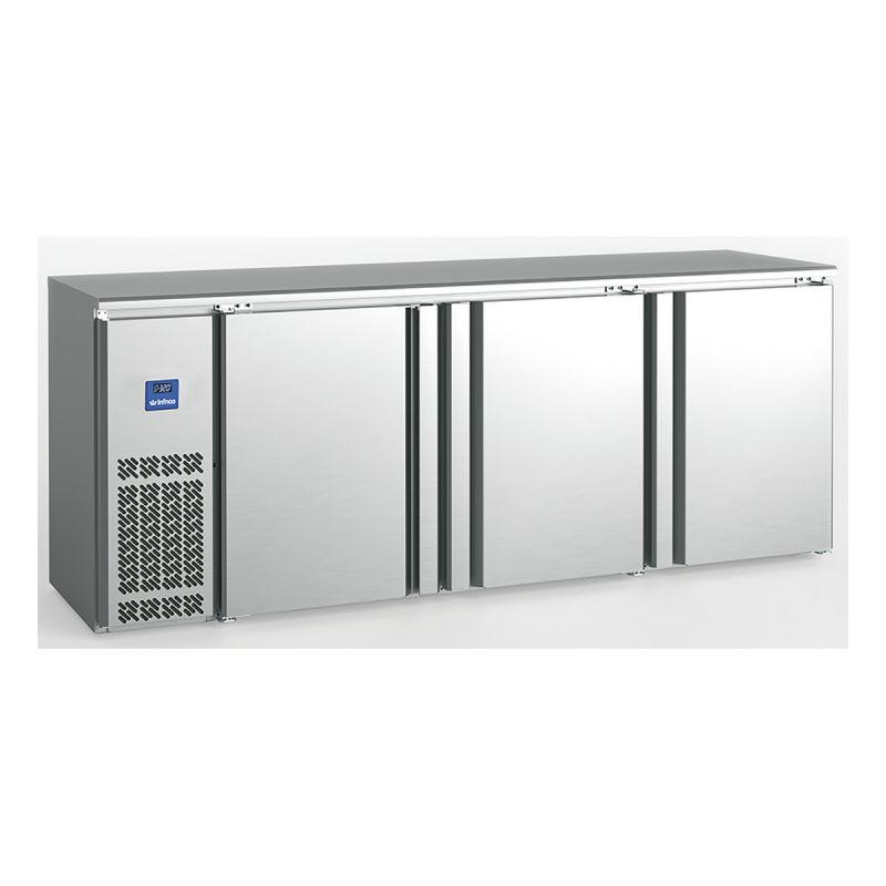 Arrière bar positif 3 portes pleines