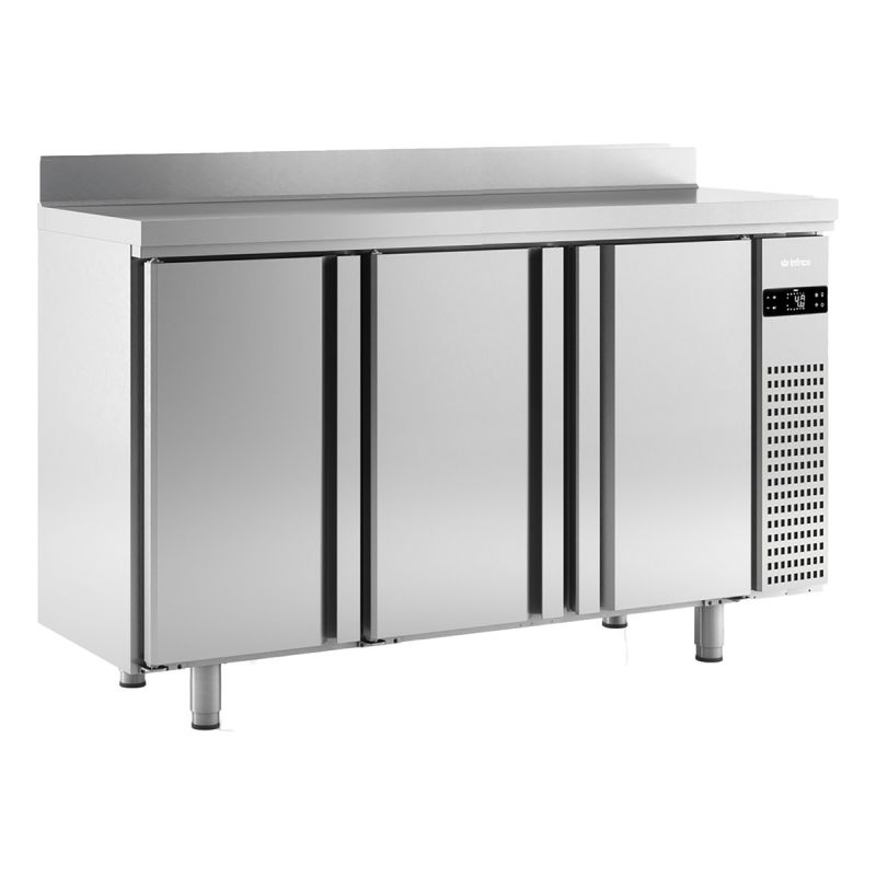 Arrière bar positif 3 portes sans groupe 520 L