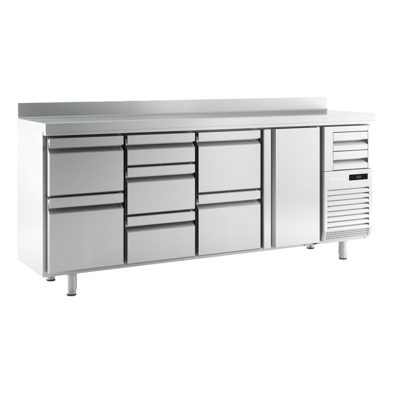Arrière bar positif 4 portes 690 L