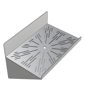 Straight top bottle support...