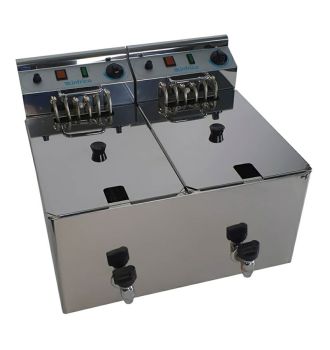 Friteuse électrique 2 cuves X 10 L