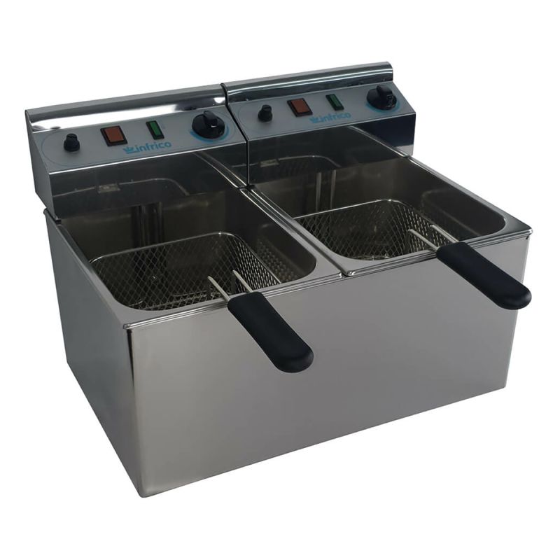 Friteuse électrique 2 cuves X 6 L