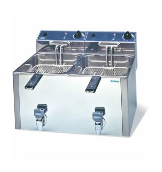 Friteuse électrique 2 cuves X 8 L