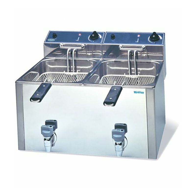 Friteuse électrique 2 cuves X 8 L