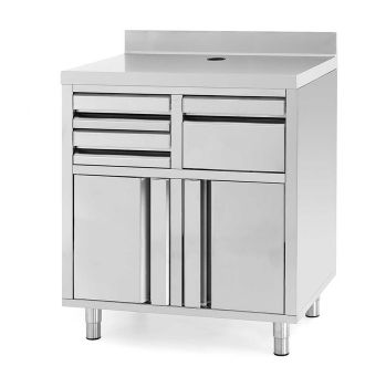Meuble de table basse avec dosseret