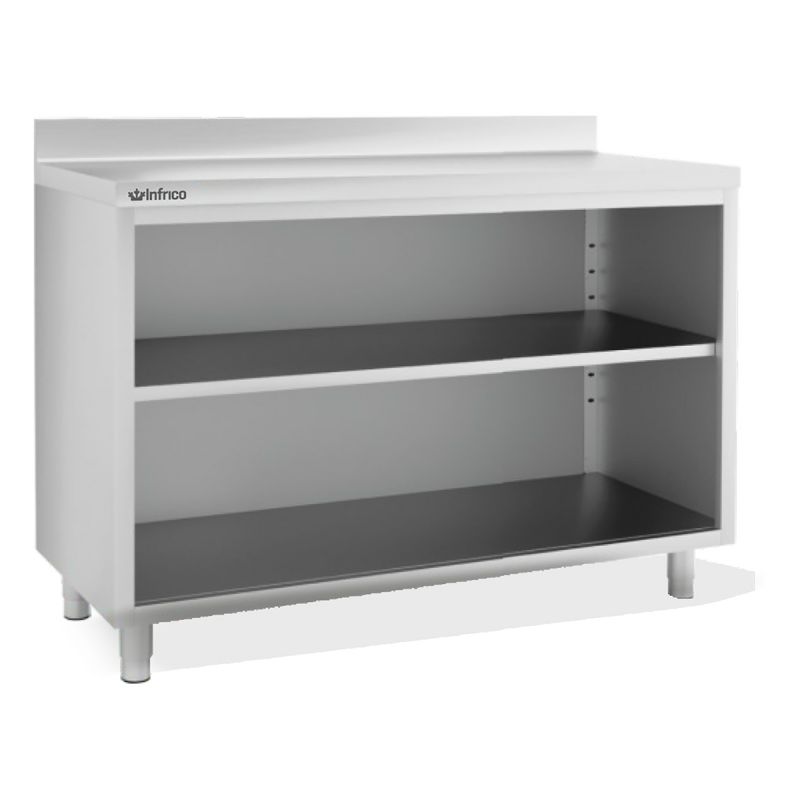 Meuble étagère Inox L.1960