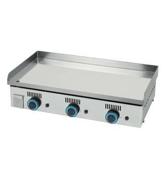 Plancha à gaz chrome dur 15 mm L.800