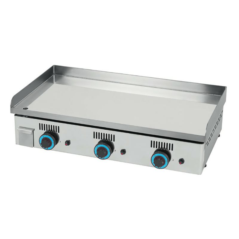 Plancha à gaz chrome dur 15 mm L.800