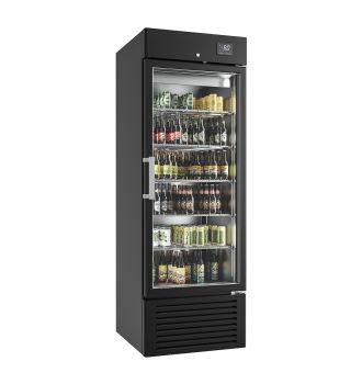Refroidisseur rapide de bouteilles 1 porte noir 500 L