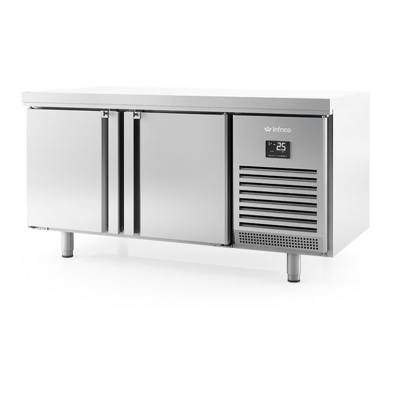 Table réfrigérée positive 2 portes 420 L
