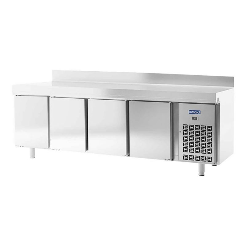Table réfrigérée positive 4 portes540 L