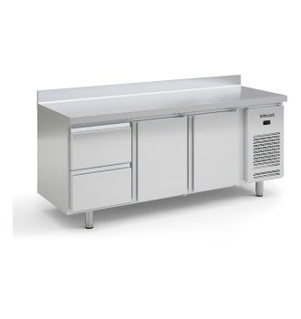 Table réfrigérée positive gn 1/1 2 portes 305 L