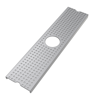 Grille pour cuve rince jigger 500x120x36