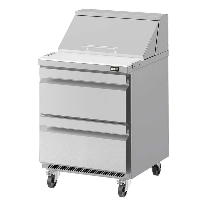 Table undercounter positive avec 2 tiroirs 200 L