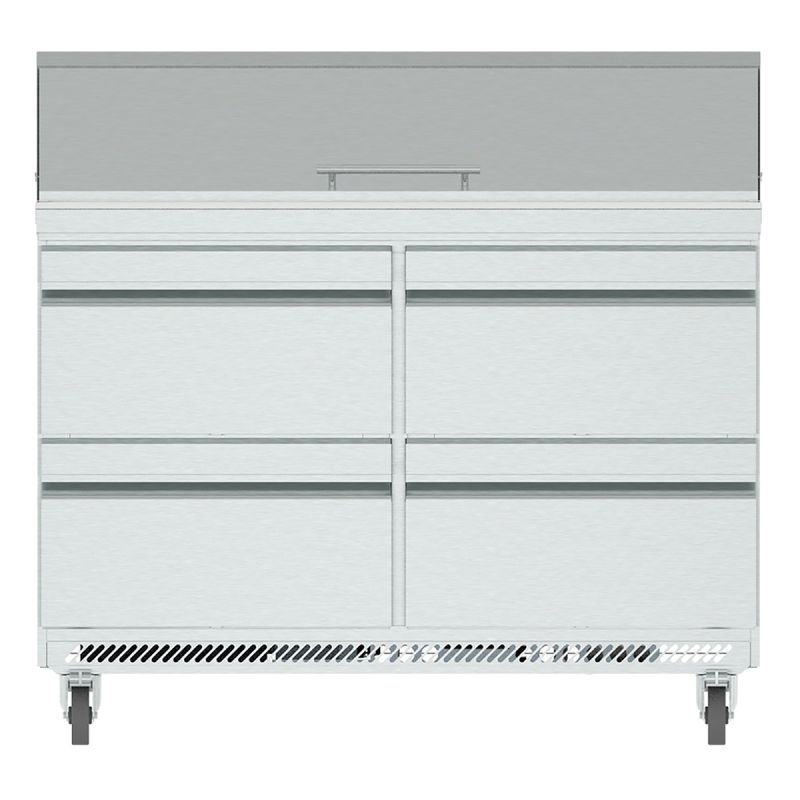 Table undercounter positive avec 4 tiroirs 380 L