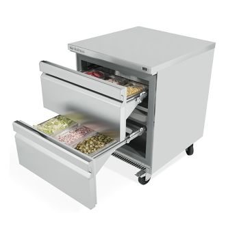 Table undercounter positive avec tiroirs 200 L