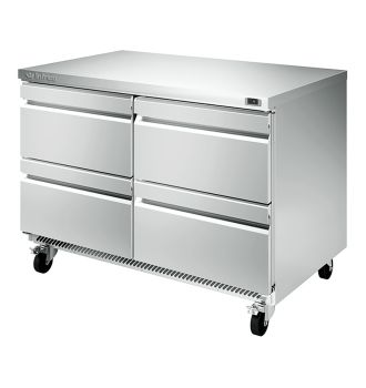 Table undercounter positive avec tiroirs 380 L