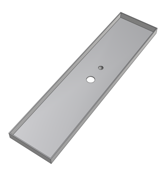 Rinsing sink for shaker...