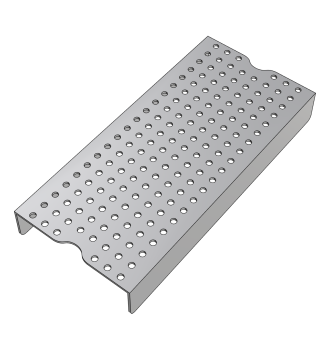 Grille pour cuve de comptoir de bar 250x120x35