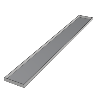 Counter bar grid tank...