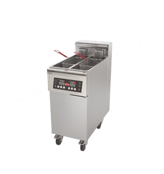 Friteuse électrique avec filtration 1 cuve double 11 L 22kW